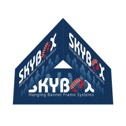 Triangle Double Sided Hanging Banner