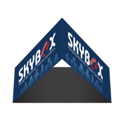 Triangle Single Sided Hanging Banner