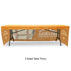 Fitted 8ft Table Throw Full Color Graphic Package