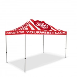 15 ft. Canopy Aluminum Tent - Full-Color Aluminum Tent Los Angeles