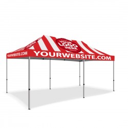20 ft. Canopy Aluminum Tent - Aluminum Tent Printing Los Angeles