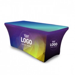 Stretch 6ft Table Throw Full Graphic Printing