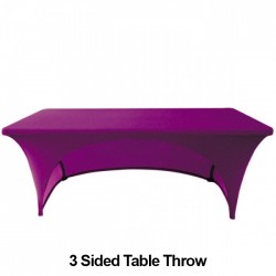 Stretch 8ft Table Throw Full Color Graphic Printing