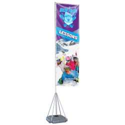 17 ft. Mondo Flag - Print and Stand