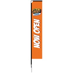 15 ft. Mamba Rectangle Flag (Large) - Print and Stand